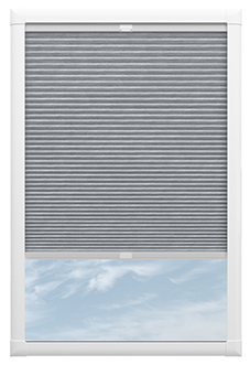 Striation, Silver - Perfect Fit Blind
